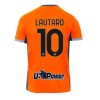 Camiseta de fútbol Inter Milan Lautaro 10 Tercera Equipación 23-24 - Hombre